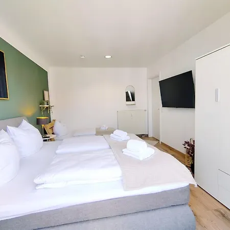 Ulmer Penthouse Fuer 7, Arbeitsplatz, Xxl-Dachterrasse, Grill, Wii Eksteriør billede